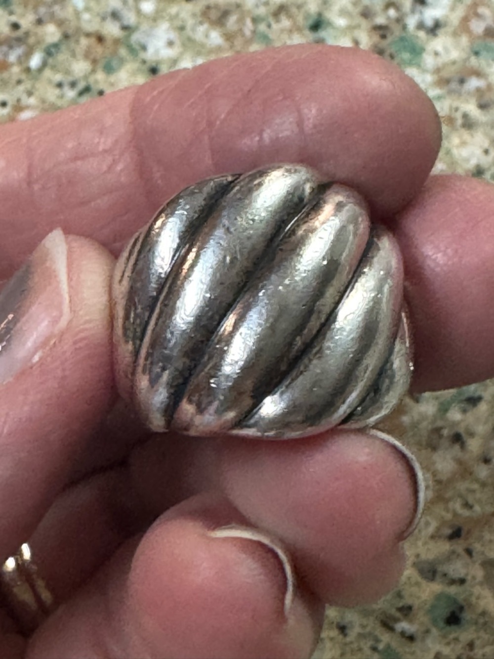 David Yurman Size 6 Sterling Silver Statement Ring - Picture 8 of 12
